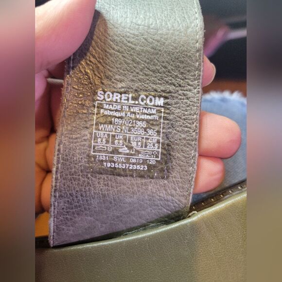 Sorel Womens Roaming Buckle Slide Sandal Green Size 8.5 - Picture 2 of 6